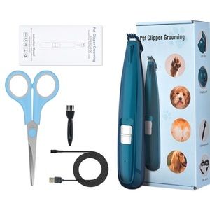 Rechargeable Pet Paw, Eyes, Mouth Hair Clipper